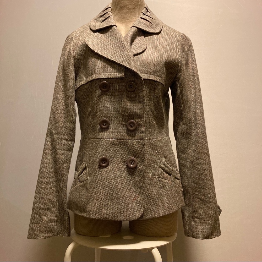 Tailored Gray Blazer - size medium